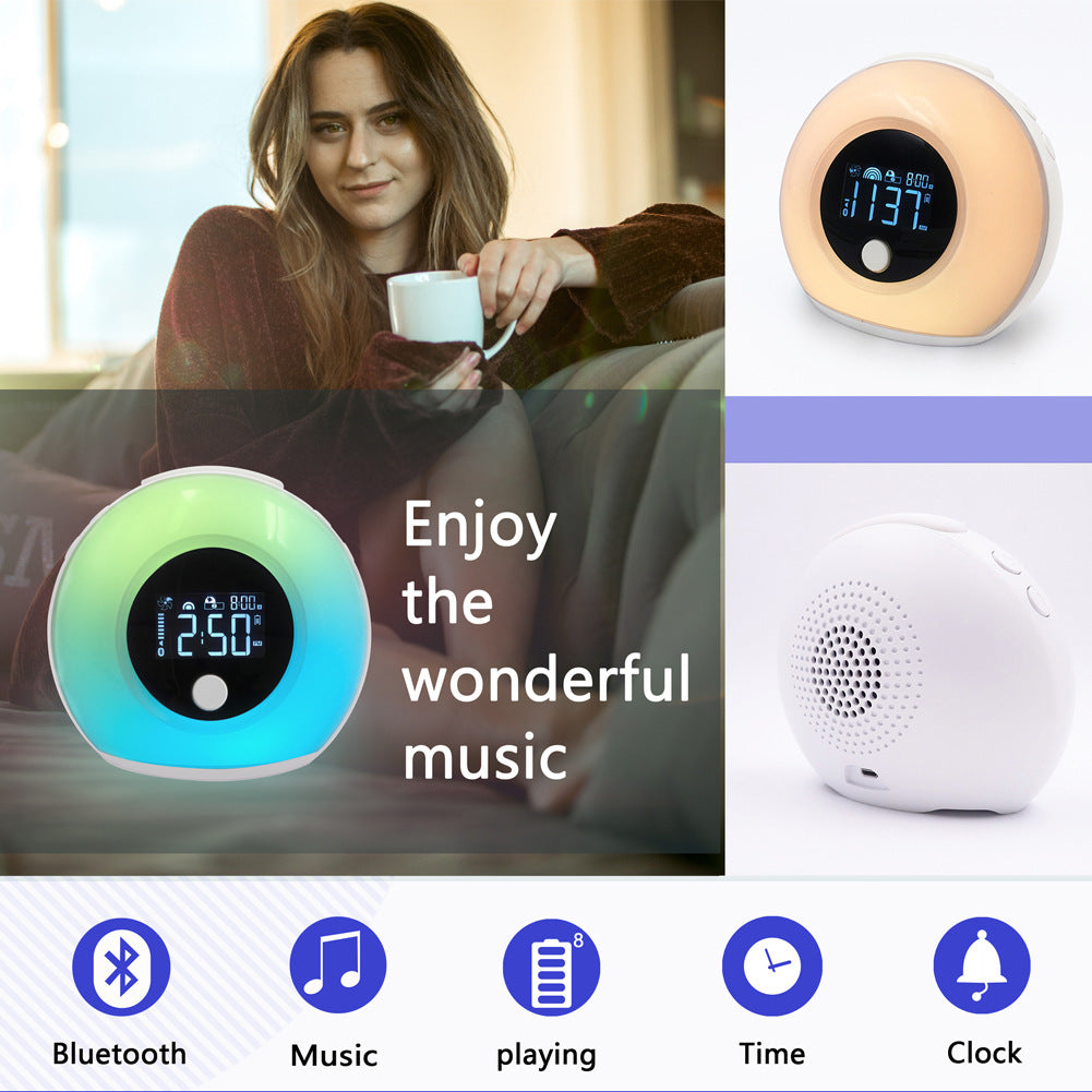 Digital Music Alarm Clock | Bluetooth 5.0 LED Speaker