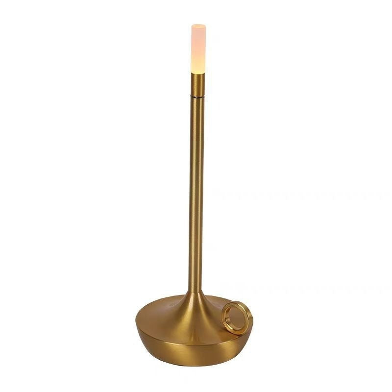 LED Candle Charging Restaurant Bar Lamp Desktop Decoration Atmosphere Touch Night Light Led Desk Lamps Candlelight Table Lamp