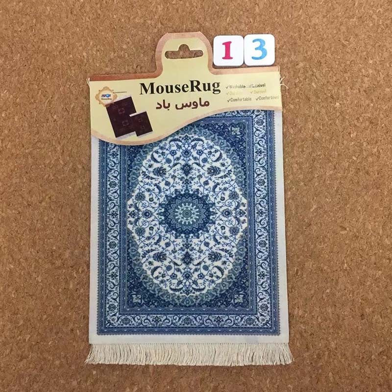 Persian Mini Woven Rug Mat Mousepad Carpet Pattern