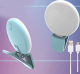 Mini Fill Light For Beauty Selfie Round Live Clip External LEDmini Small Q Mobile Phone Selfie Fill Light
