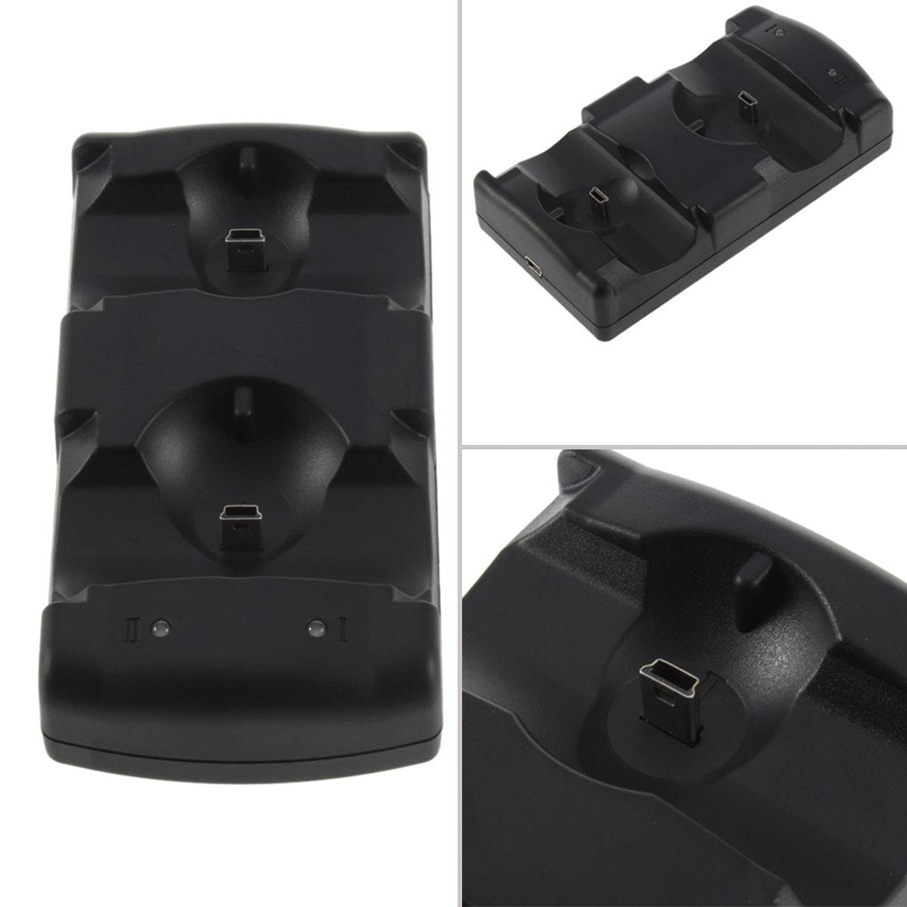 Dual Chargers USB Dual Charging Powered Dock Charger for PlayStation 3 for PS3 Controller & Move Navigation Wholesale