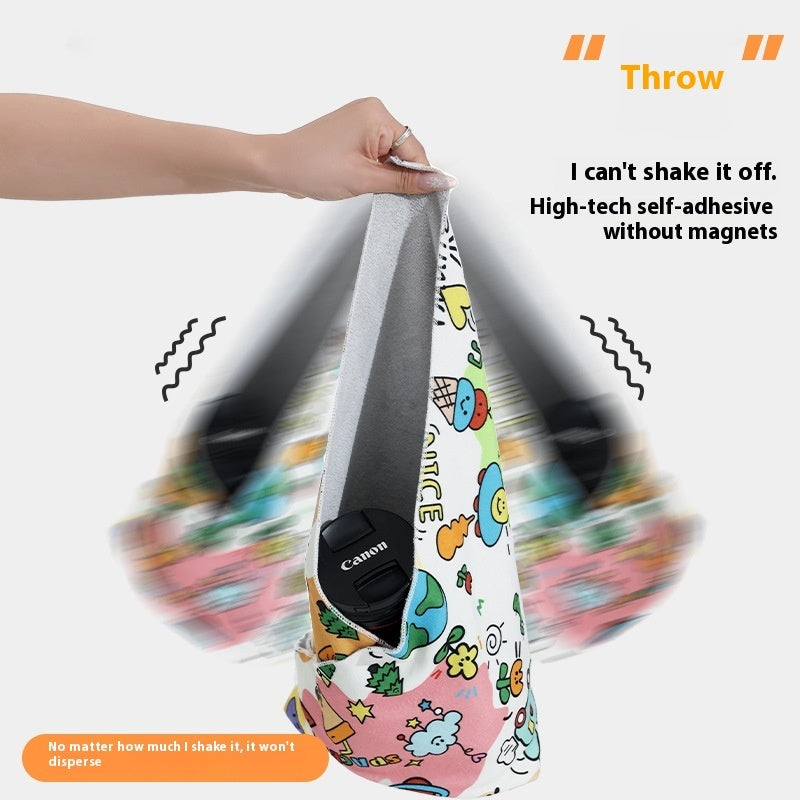 Cloth Portable Hundred Patch Storage Bag Self-adhesive Organizer Storage Bags