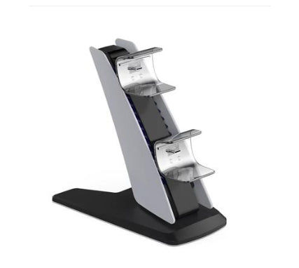 PS5 Wireless Dual Controller Charging Dock With Blue Light